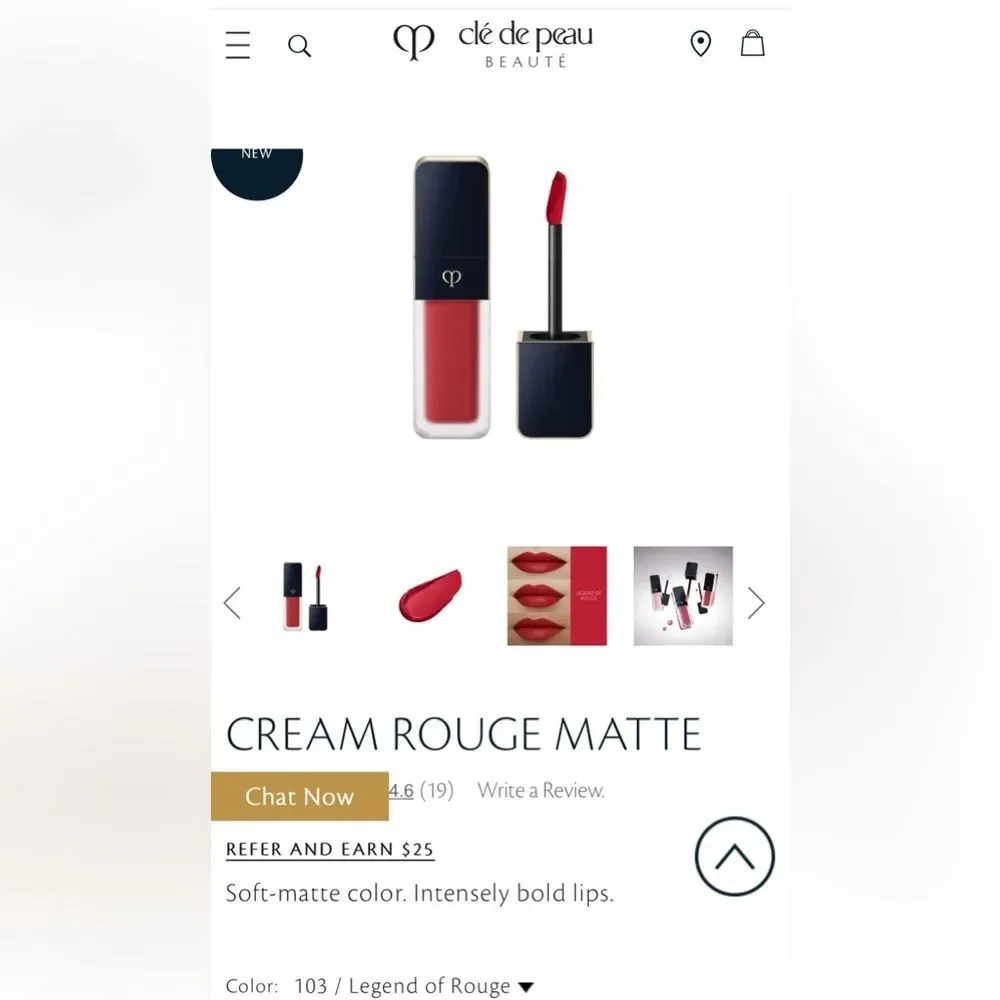 New Red Matte Lip Color